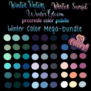 Ultimate Winter Procreate Color Palette