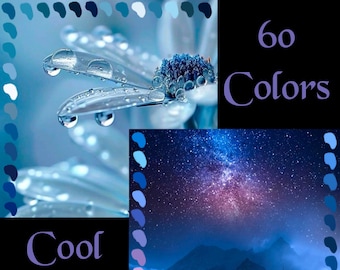 Icy Liquid Blue Procreate Color Palette