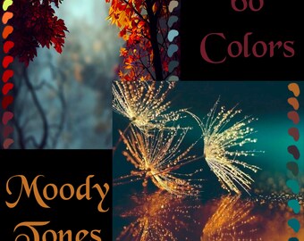 Moody Warms Procreate Color Palette
