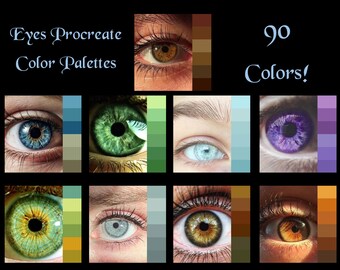 Eye Colors Procreate Color Palette