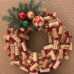 Wine Cork Wreath