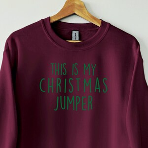 Das ist mein Weihnachtspullover Sweatshirt, Funn Weihnachtsgeschenk. Weihnachtspullover Geschenk, Herren / Damen Unisex, Weihnachtspullover, Wichtelgeschenk.