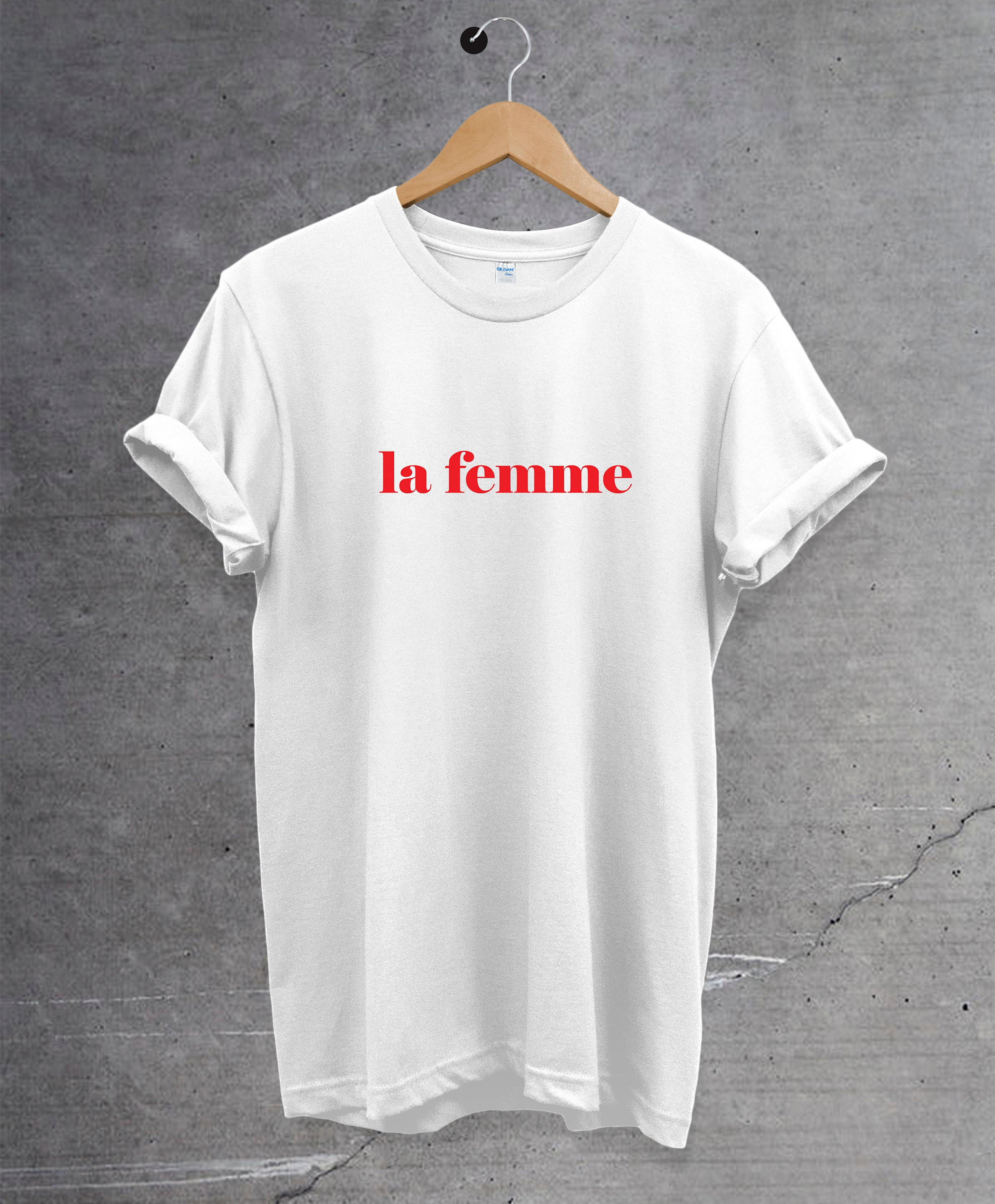 La femme T-shirt französisches Spruchshirt la femme - Etsy.de