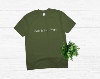 【HOTEL PARIS CHILL】I Luv 7 T-Shirt Paris is for Lovers T Shirt. T Shirt for Paris Lovers. Paris