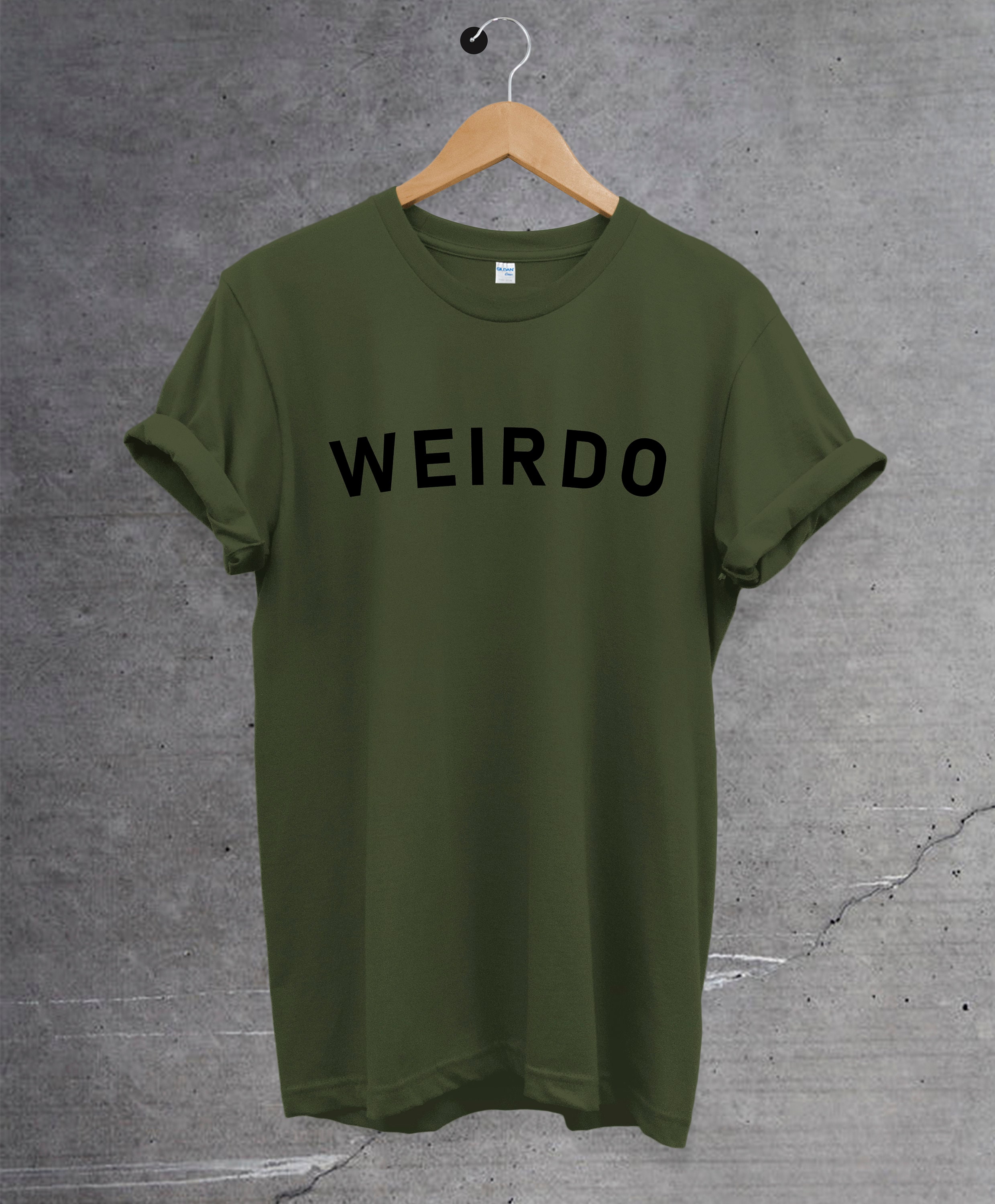 Weirdo camiseta, divertido eslogan tee, unisex top, regalo para él, regalo  para ella. Linda camisa. Regalo perfecto, Weirdo Slogan Unisex Camiseta. -  Etsy México, image size:2479x3000