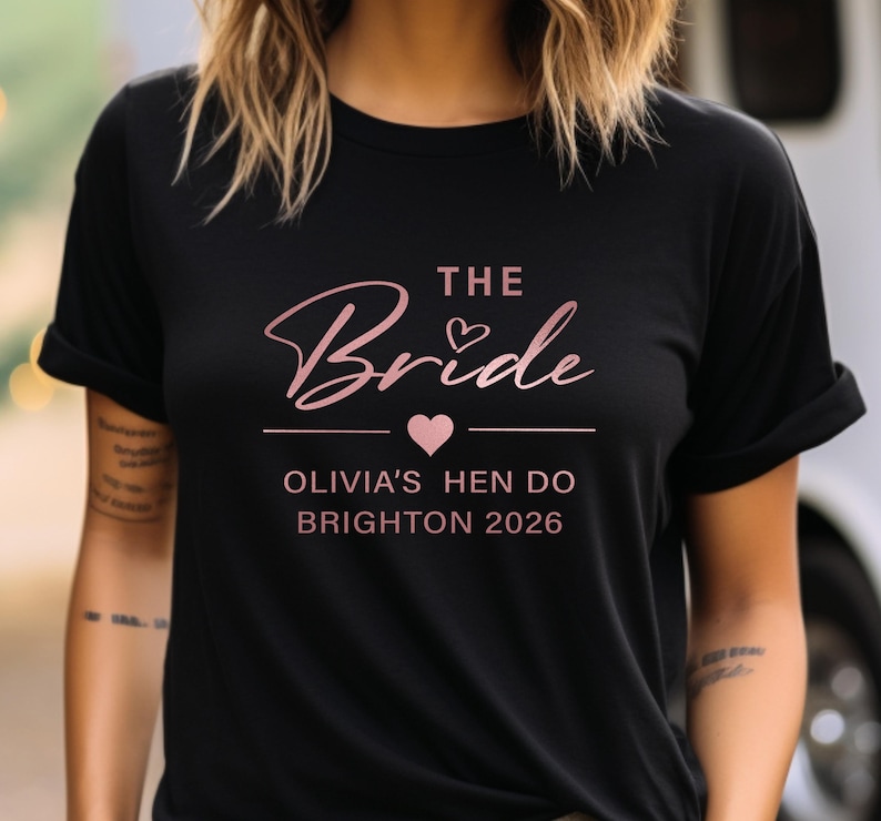 Hen Party Wedding Party Tshirt, Bride Gift Team Bride Shirt — free download