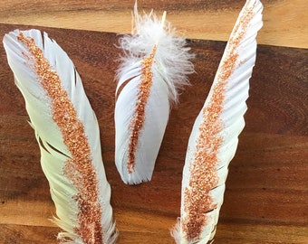 Rose Gold Cockatoo Feather