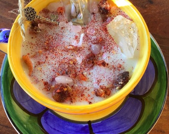 Tea Cup Intention Candle - “Love Spell”