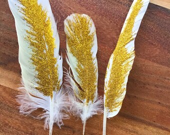 Gold Cockatoo Feathers