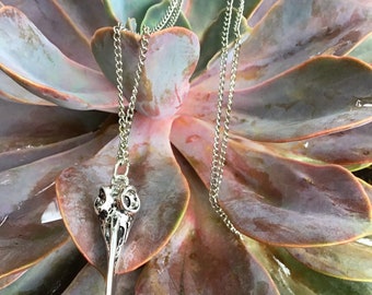 Raven Skull Necklace