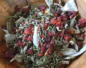White Sage Resin Herb Mix - “ New Beginnings”