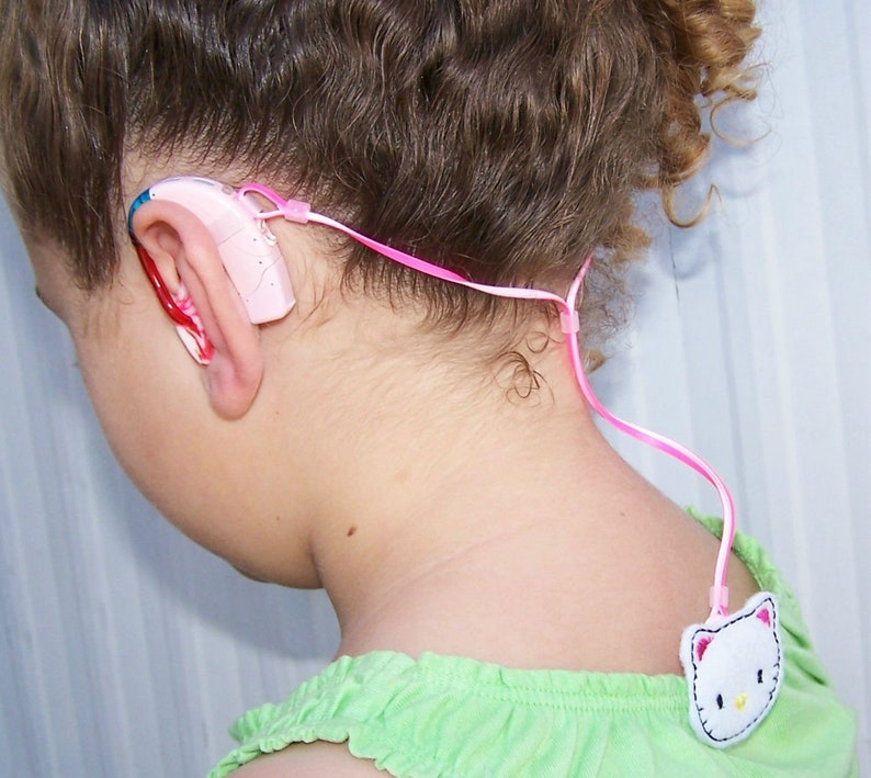 ELEPHANT ..FREE SH! Child/'s /& Adult/'s Hearing Aids or Cochlear Implant safety Leash loss retainer cord clip ..