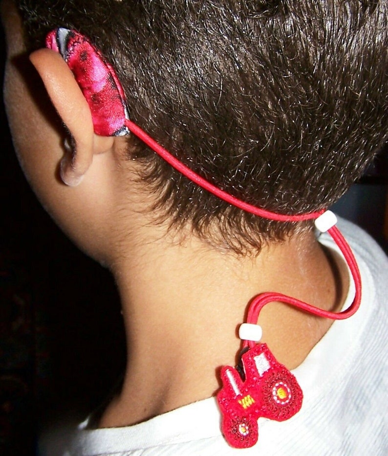 Childs infant toddler Hearing Aids with Covers safety Leash Etsy