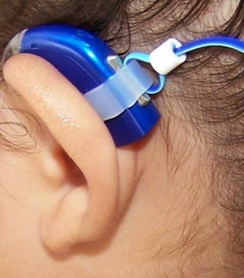ELEPHANT ..FREE SH! Child/'s /& Adult/'s Hearing Aids or Cochlear Implant safety Leash loss retainer cord clip ..