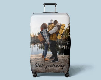 Personalized Photo Luggage Cover
