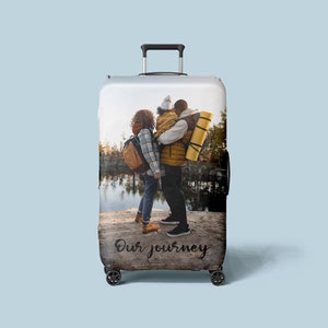 Personalized Photo Luggage Cover