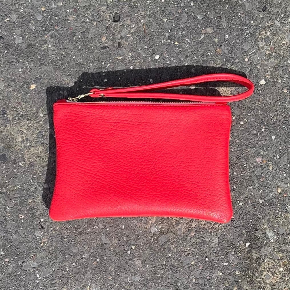 Red wristlet bag sale