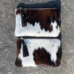 Baldinini Trend Brown Cowhide Clutch Bag