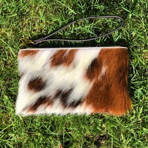 Baldinini Trend Brown Cowhide Clutch Bag main image 1