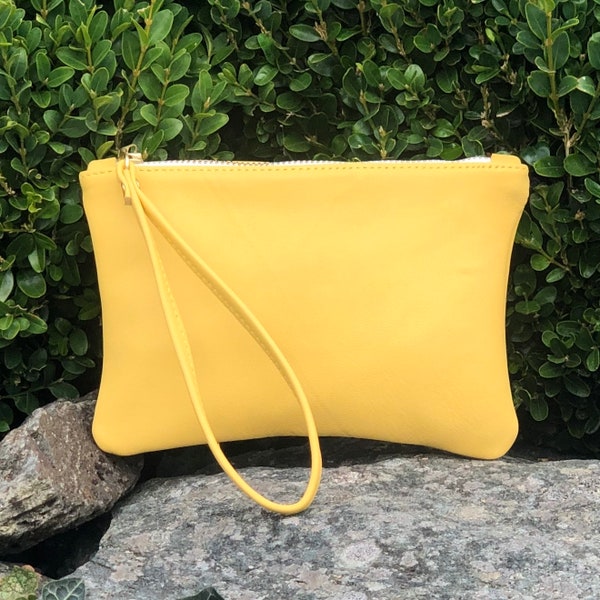 Yellow Clutch Etsy