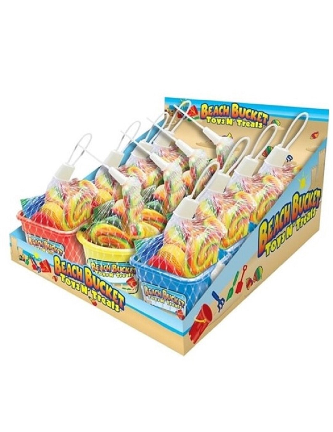 Beach Bucket Toys N' Treats 12 Count Box Etsy
