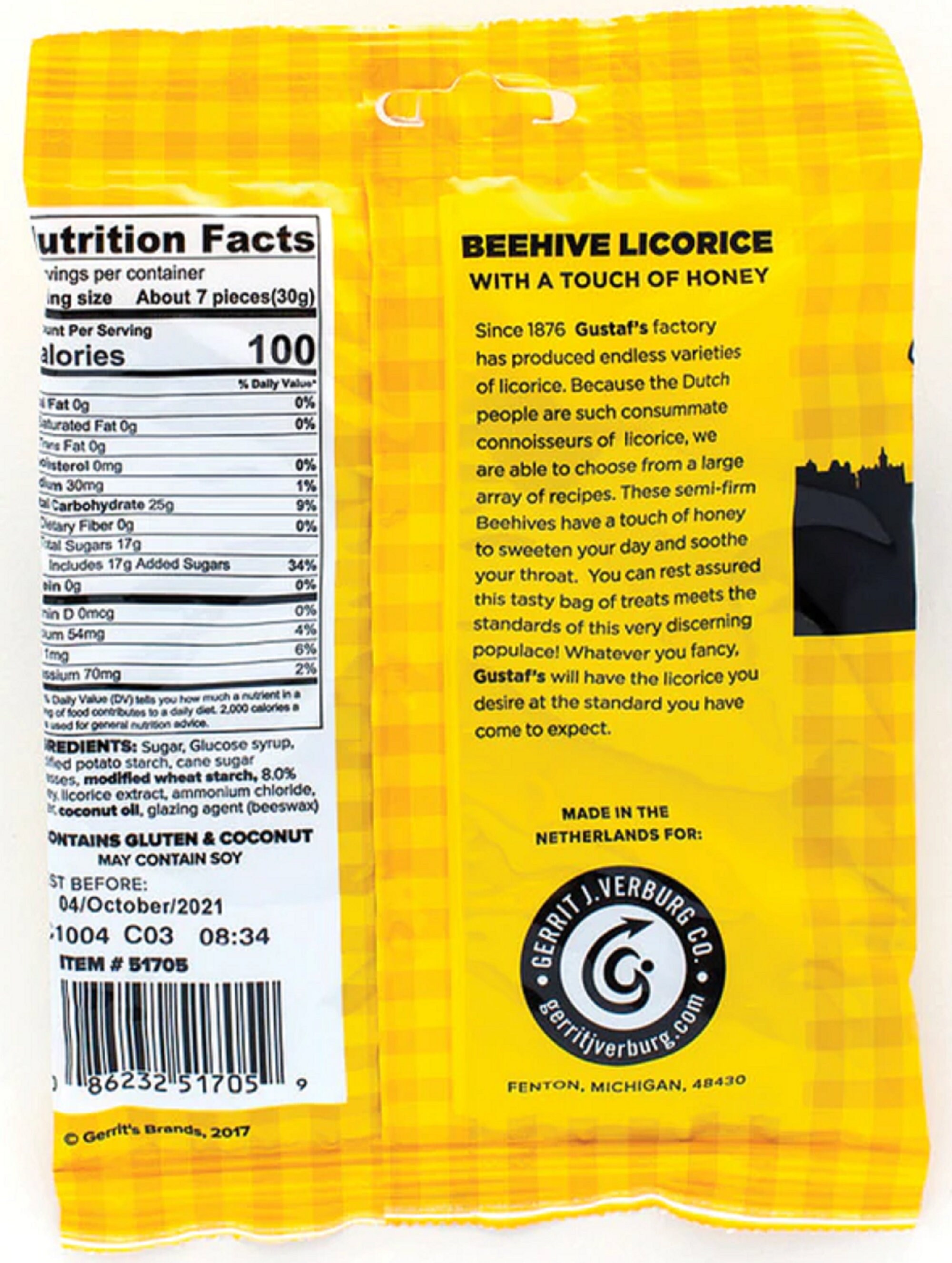 discounts retailers Gustaf´s Beehive Licorice 12 Ct. / 5.29 Oz. Bag