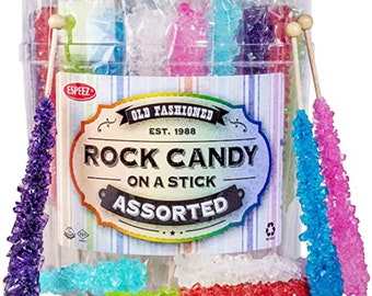 Rock Candy On A Stick - Assorted Flavors