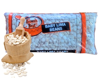 Baby Lima Beans 3 Ct. - 1 Lb. Bags