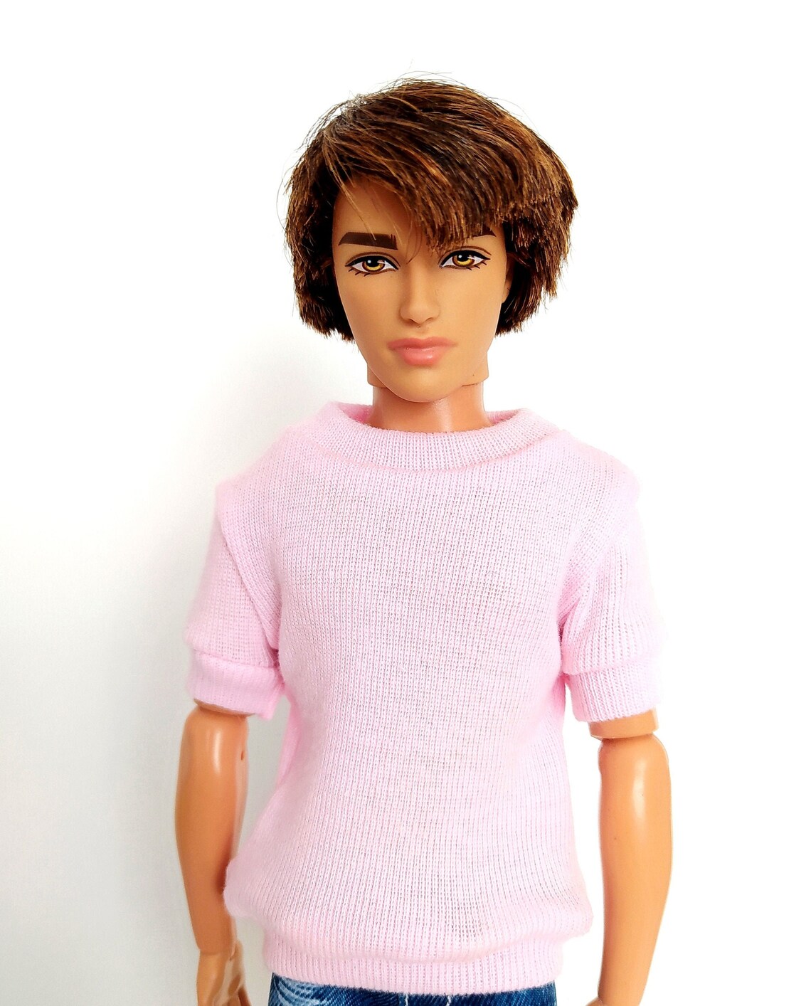 Ken clothes/Ken rose tshirt/Handmade Ken clothes/Ken doll Etsy