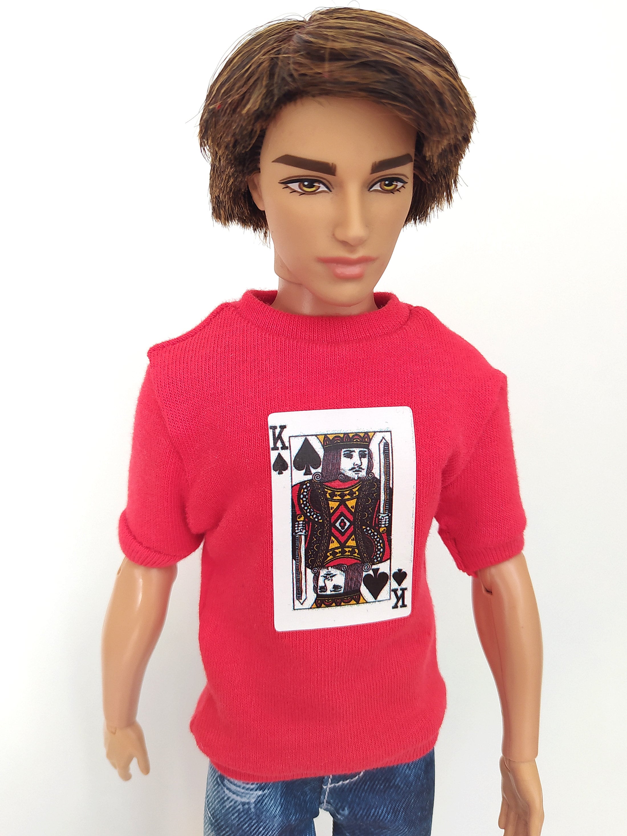 Ken doll clothes/Red tshirt for Ken doll classic Etsy