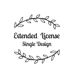 Extended License Single Design