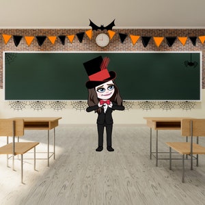 Virtual Halloween Themed Classroom for Remote Learning