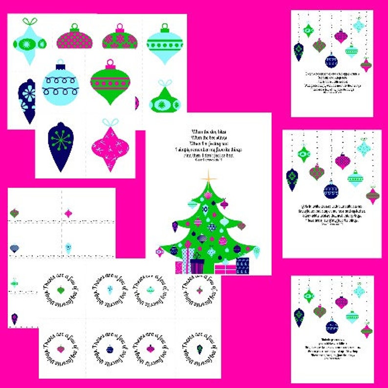 Favorite Things Themed Printable Party - Etsy