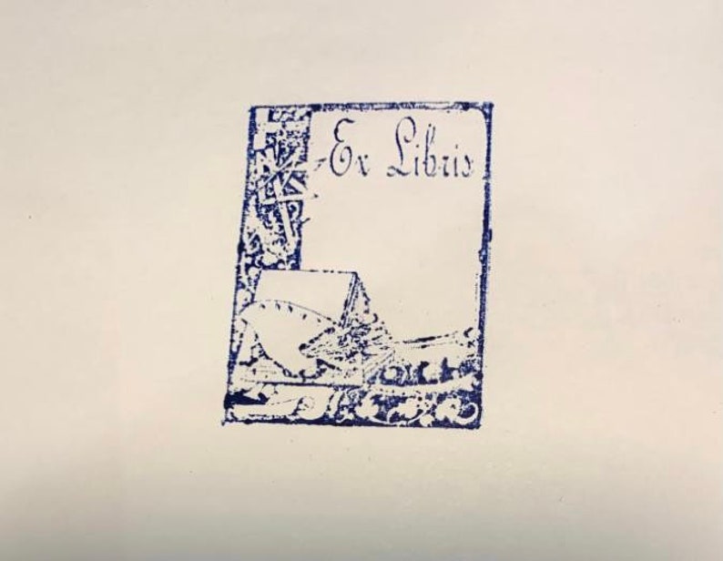 Handgemachter Ex Libris Ex Libris Stempel mit lehrreichen Bildern Bild 4