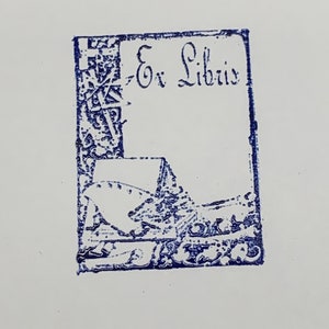 Handgemachter Ex Libris Ex Libris Stempel mit lehrreichen Bildern Bild 6