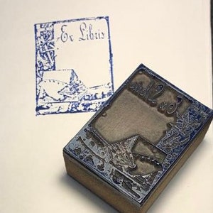 Handgemachter Ex Libris Ex Libris Stempel mit lehrreichen Bildern Bild 8