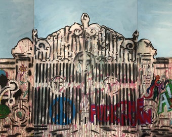 Graffiti on The Gates of Heaven - Triptych