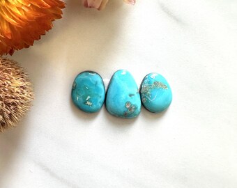 Small Sky Blue Mixed Sleeping Beauty Turquoise, Set of 3