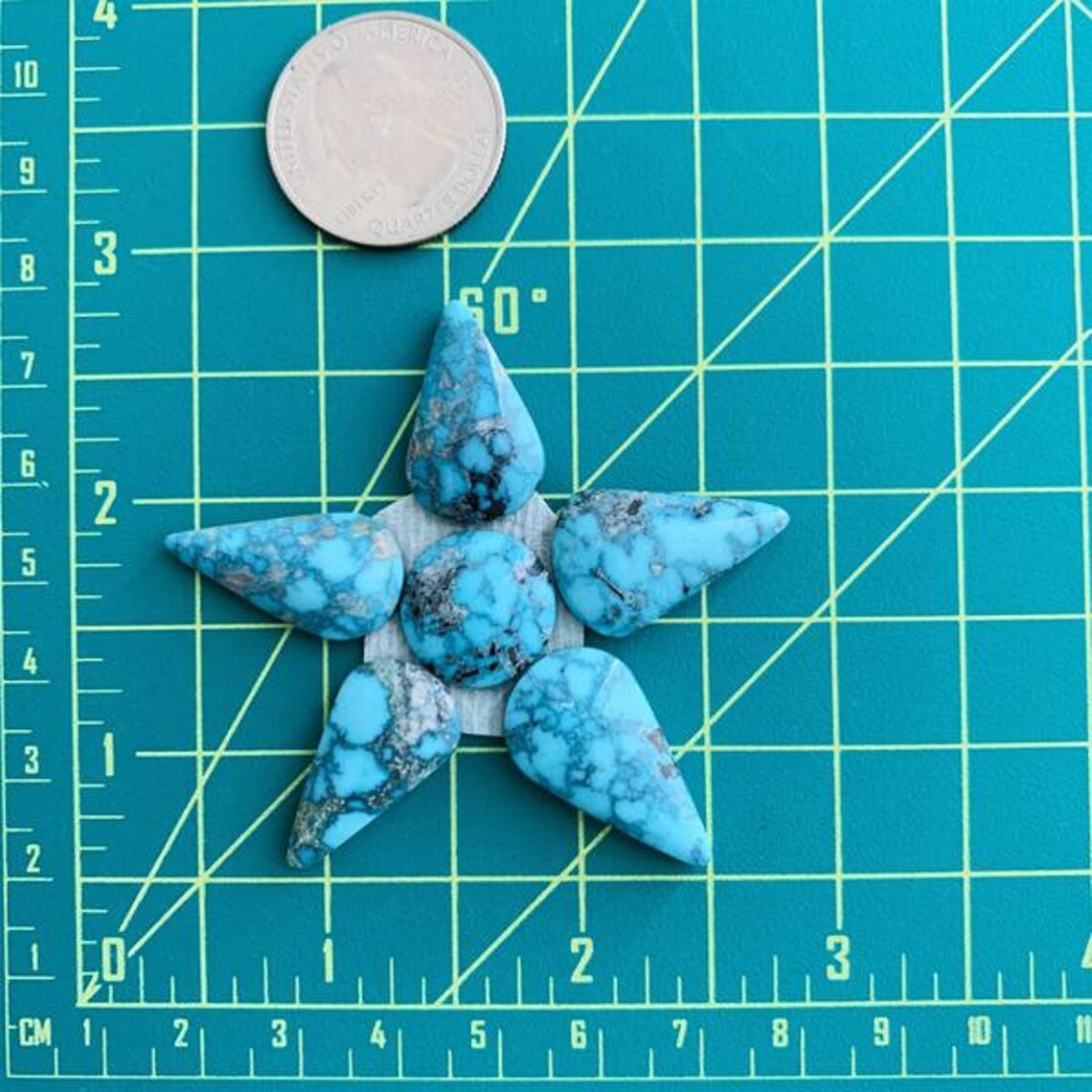 Große Himmel blau gemischt Yungai Satz von 6 | Etsy