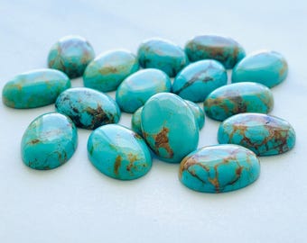 10x15mm Oval Kingman, Set of 2