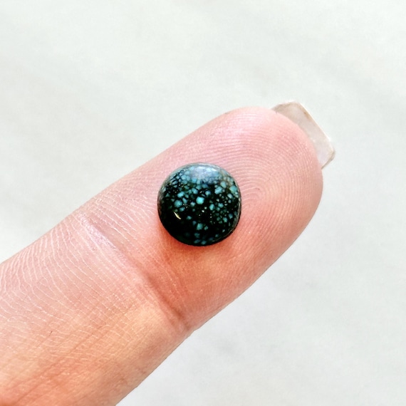 L9 X W9 X H3 Mm Small Deep Blue Round Lander Blue Turquoise