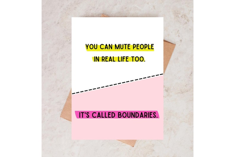You Can Mute People in Real Life Too, It's Call Boundaries Mental