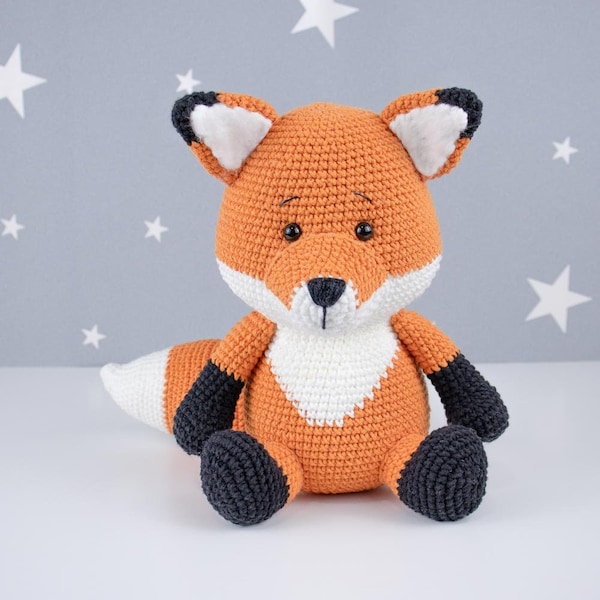 Fox Crochet Pattern (English)/ Crochet Fox PATTERN Amigurumi / Fox pattern pdf tutorial