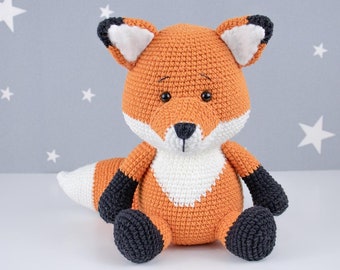 Fox Crochet Pattern (English)/ Crochet Fox PATTERN Amigurumi / Fox pattern pdf tutorial