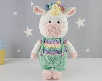 Crochet Unicorn Pattern (English)/ Crochet Unicorn PATTERN Amigurumi Unicorn pattern pdf tutorial