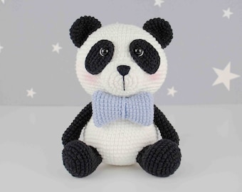 Panda Crochet Pattern (English)/ Crochet Panda PATTERN Amigurumi / Panda pattern pdf tutorial