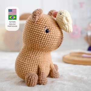 Capybara/Crochet Pattern/Pattern pdf tutorial