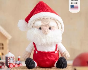Santa Claus (English)/ Crochet Santa PATTERN Amigurumi / Santa pattern pdf tutorial