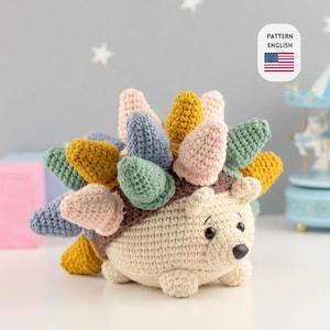 Crochet Pattern Hedgehog (English)/ Hedgehog pattern pdf tutorial