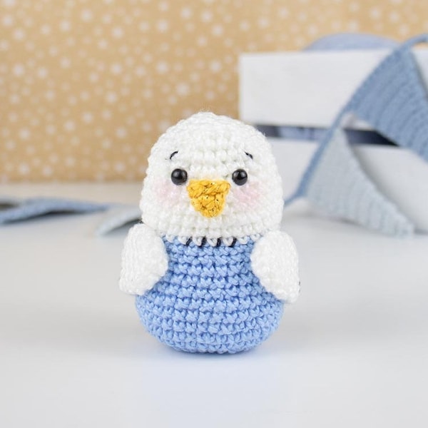 Parakeet Pattern (English)/ Crochet Parakeet PATTERN pdf tutorial